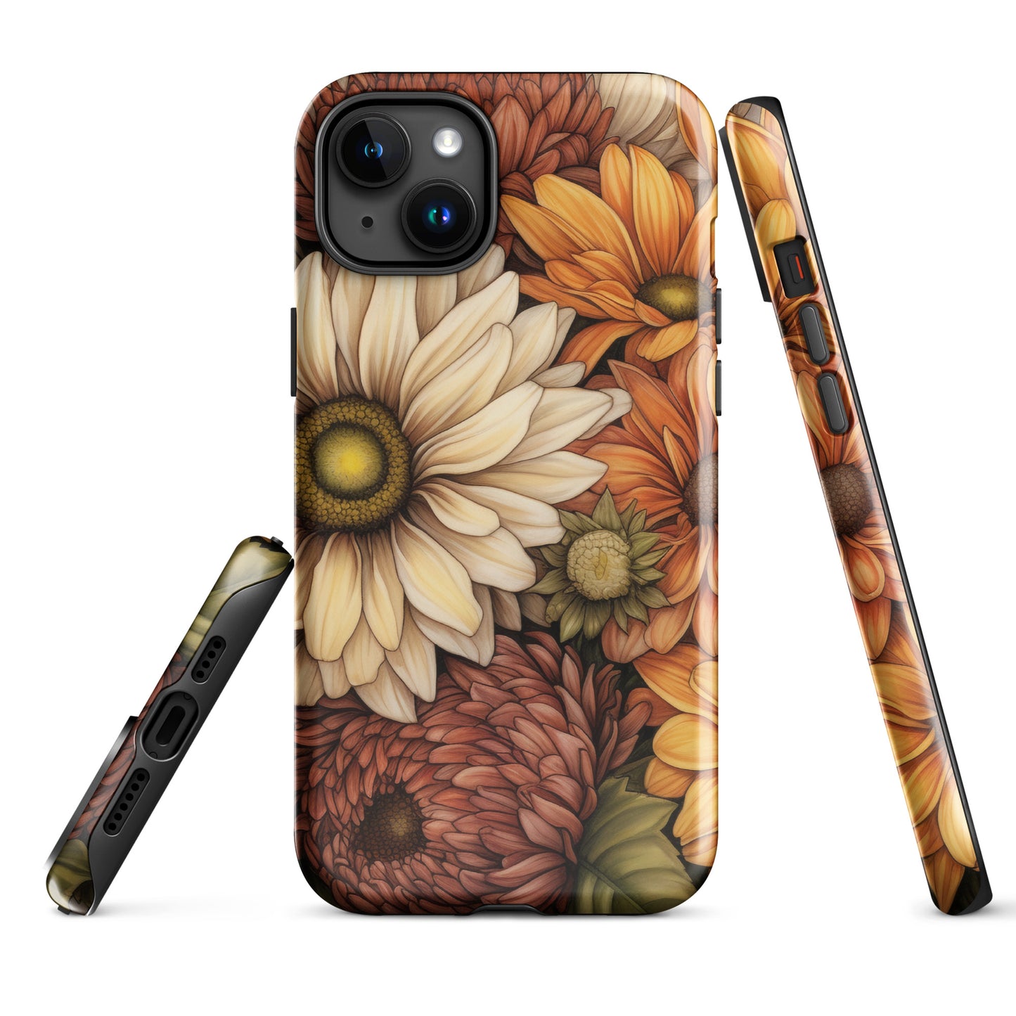 Falling Mums Tough Case for iPhone® CedarHill Country Market