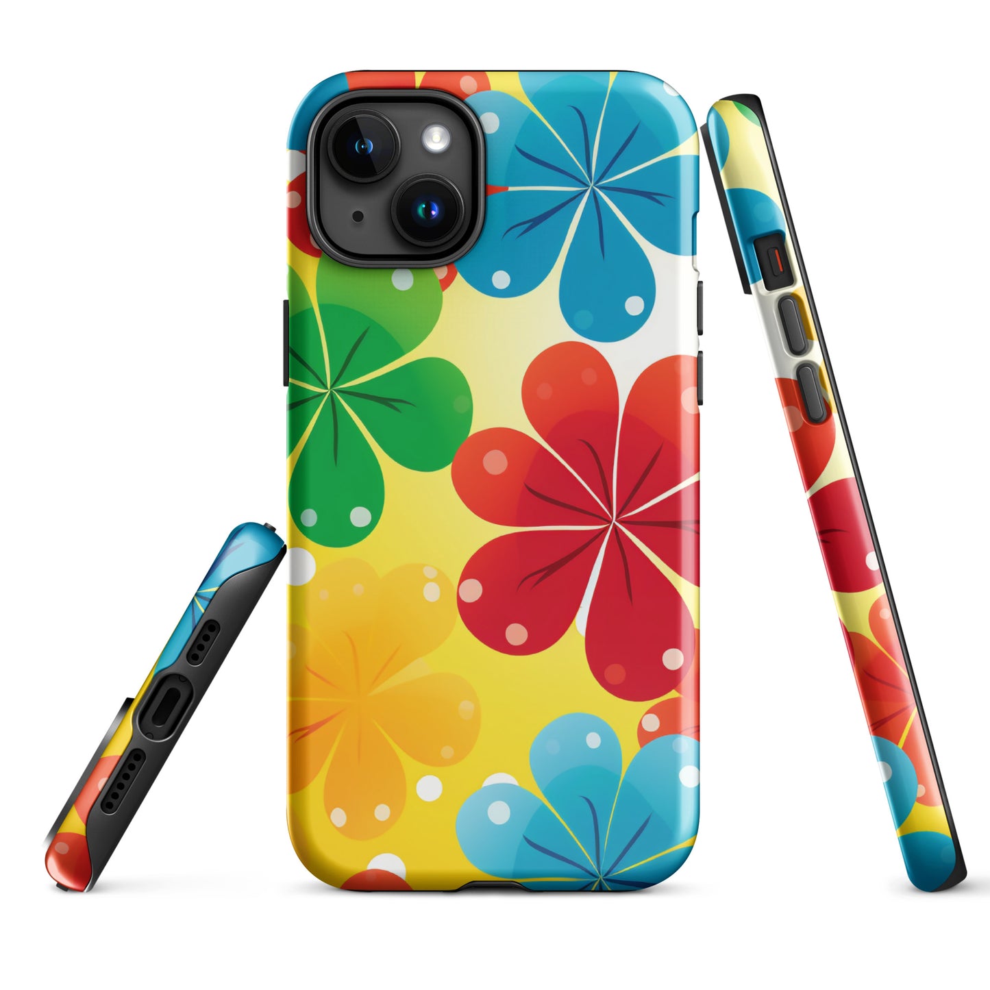 Primary Posey Floral Retro Tough Case for iPhone® CedarHill Country Market