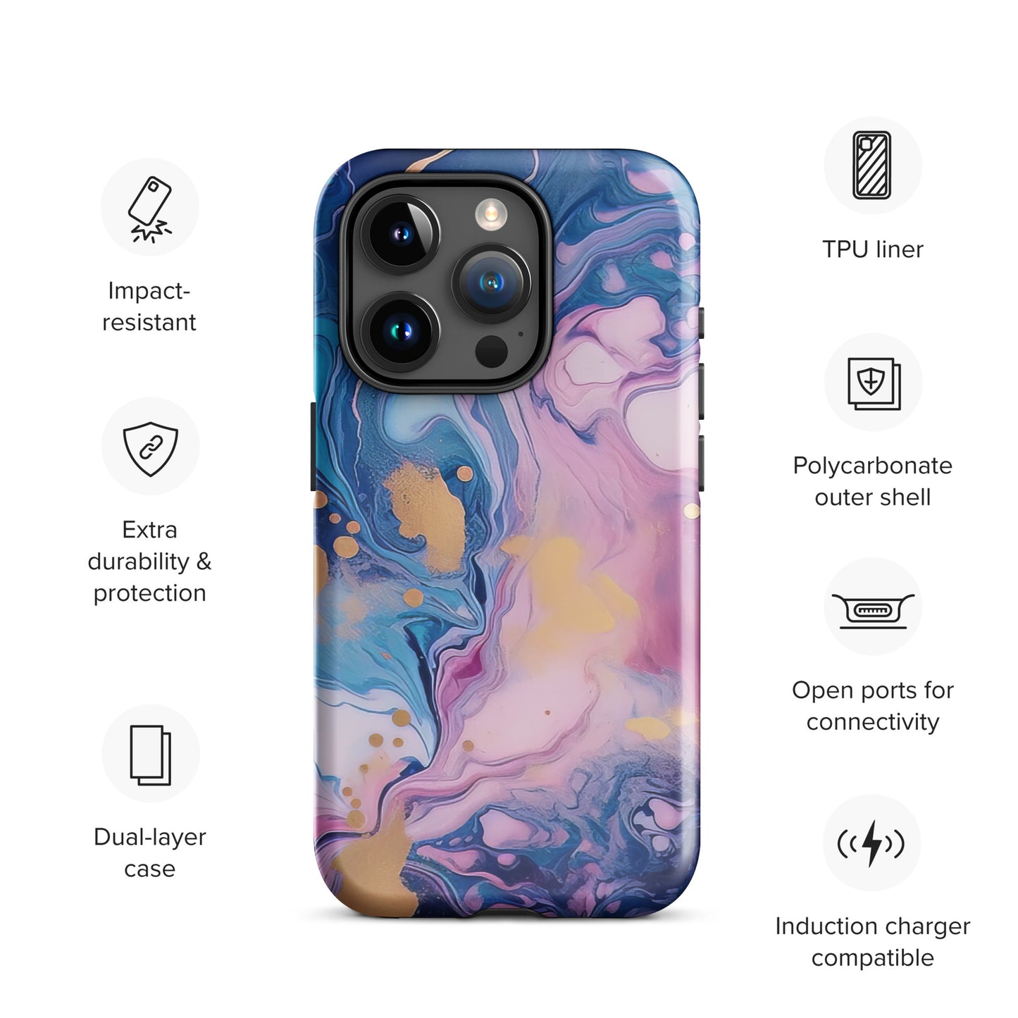Inky Purple Tough Case for iPhone® CedarHill Country Market
