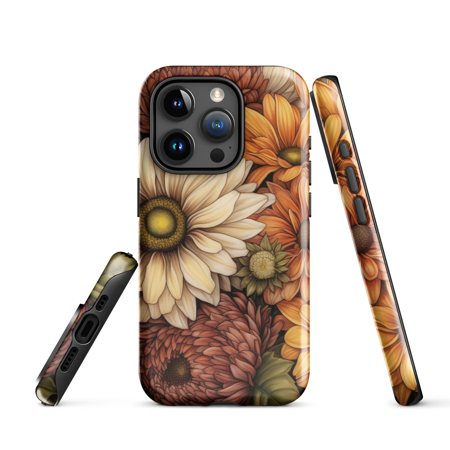 Falling Mums Tough Case for iPhone® CedarHill Country Market
