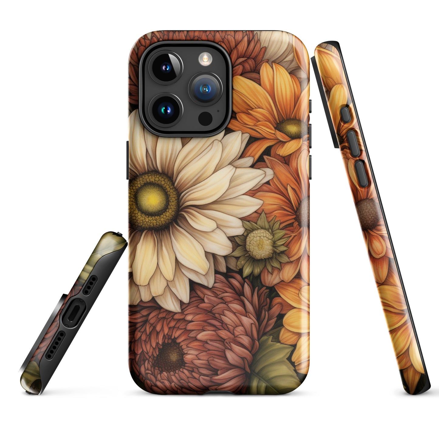 Falling Mums Tough Case for iPhone® CedarHill Country Market