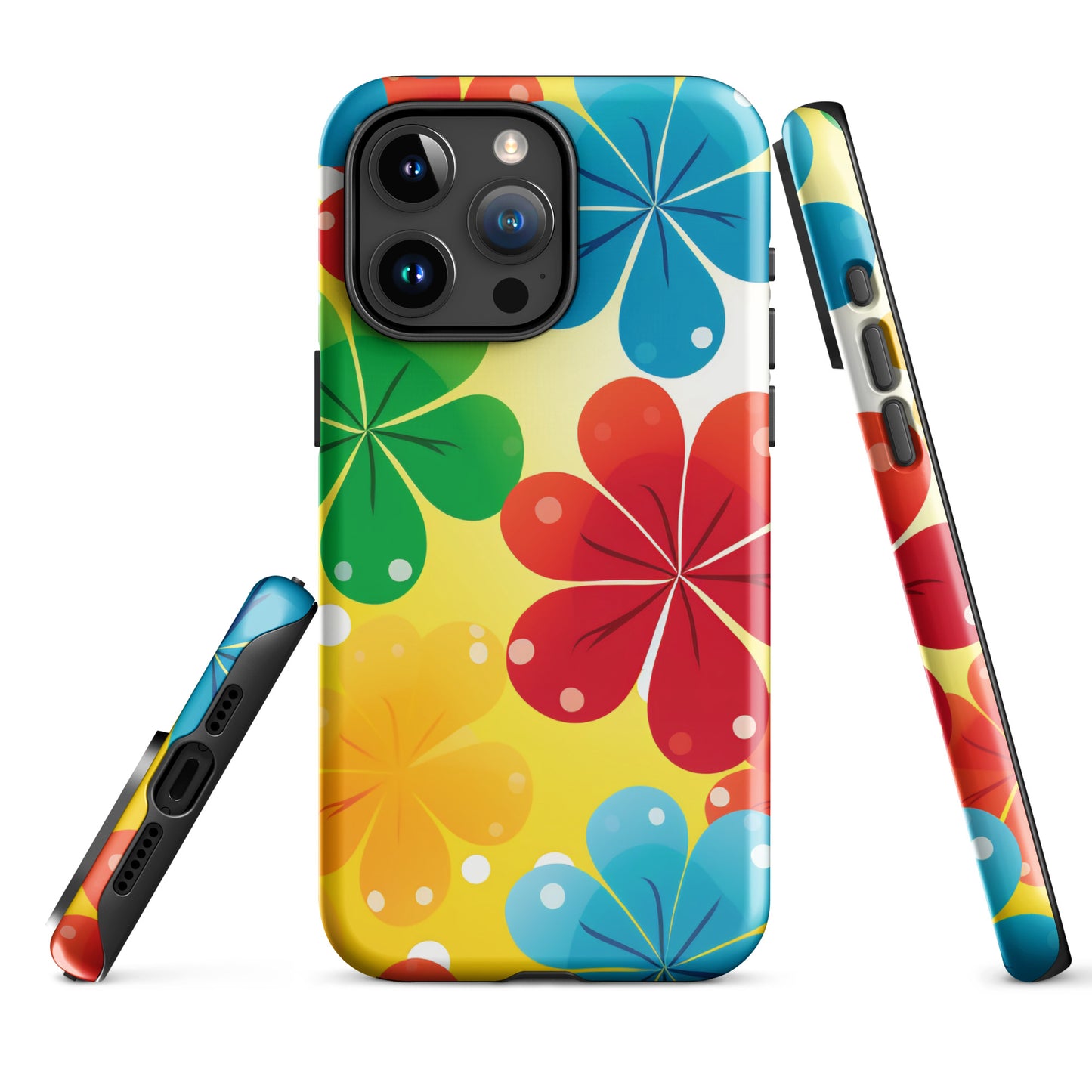 Primary Posey Floral Retro Tough Case for iPhone® CedarHill Country Market