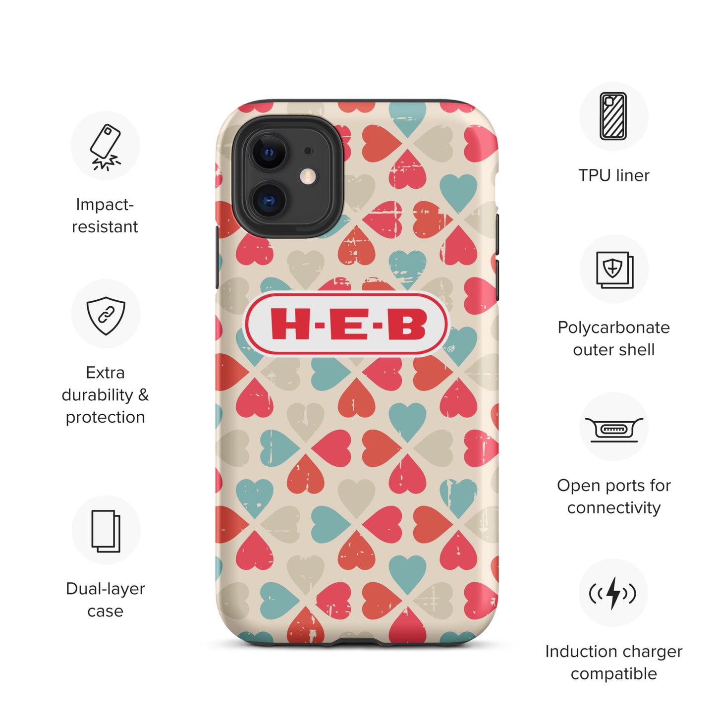 HEB Themed Tough Case for iPhone® CedarHill Country Market