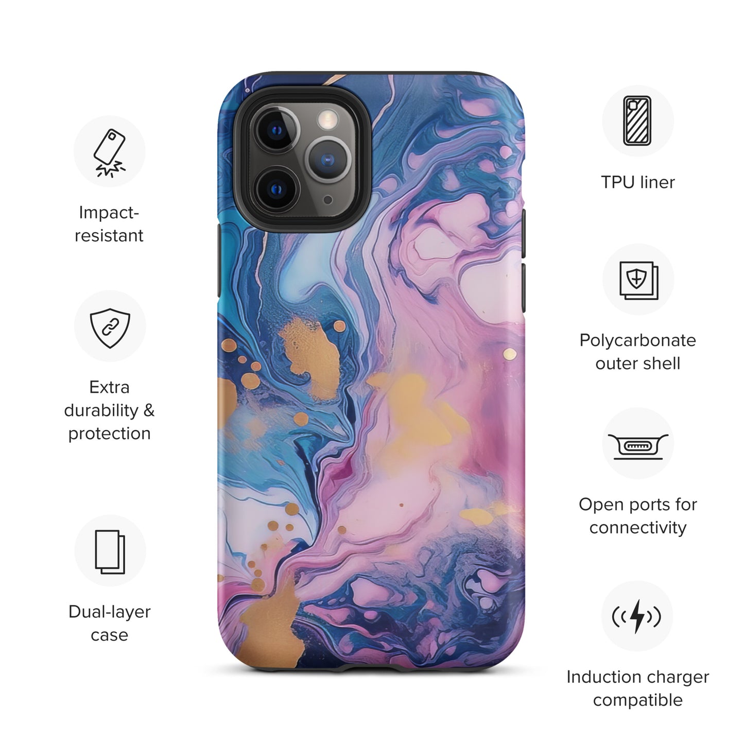 Inky Purple Tough Case for iPhone® CedarHill Country Market