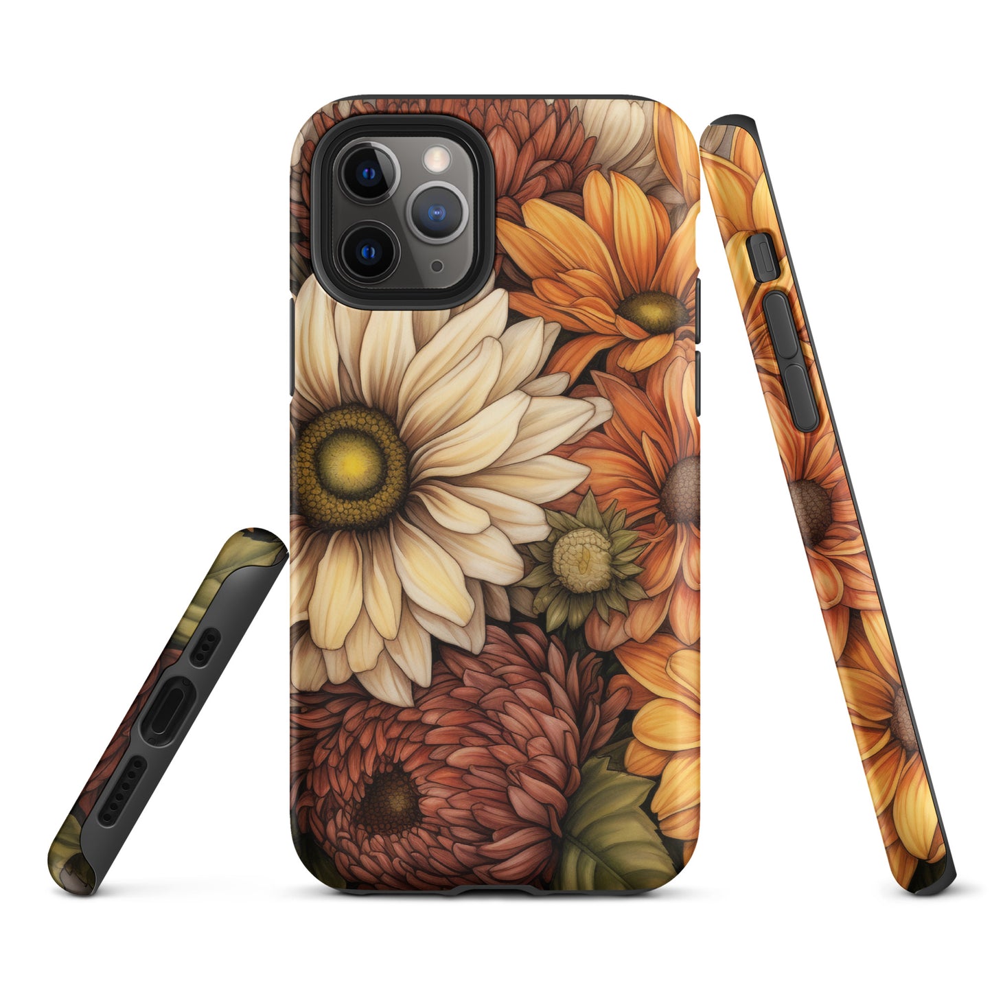 Falling Mums Tough Case for iPhone® CedarHill Country Market