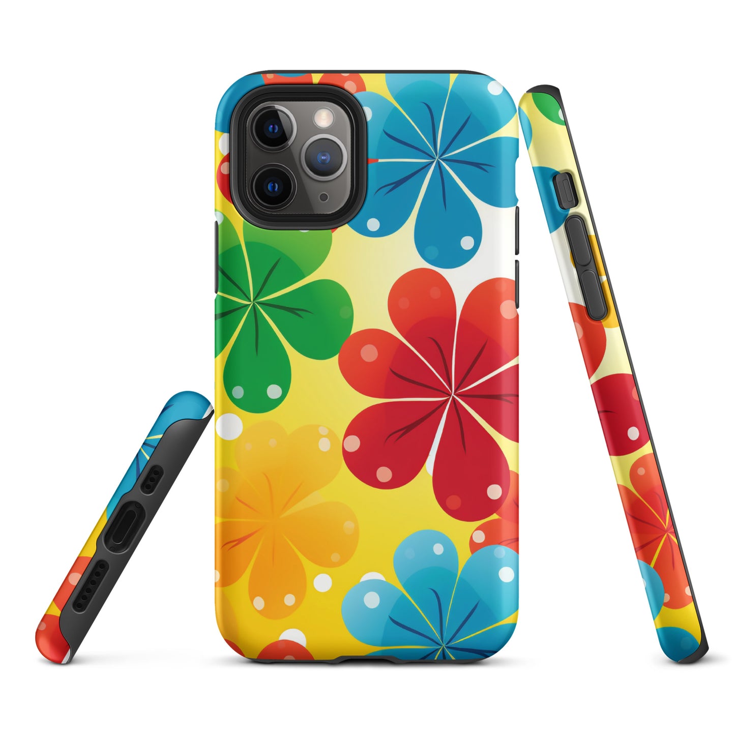Primary Posey Floral Retro Tough Case for iPhone® CedarHill Country Market