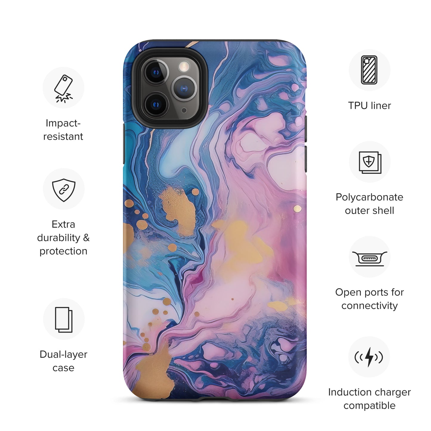 Inky Purple Tough Case for iPhone® CedarHill Country Market