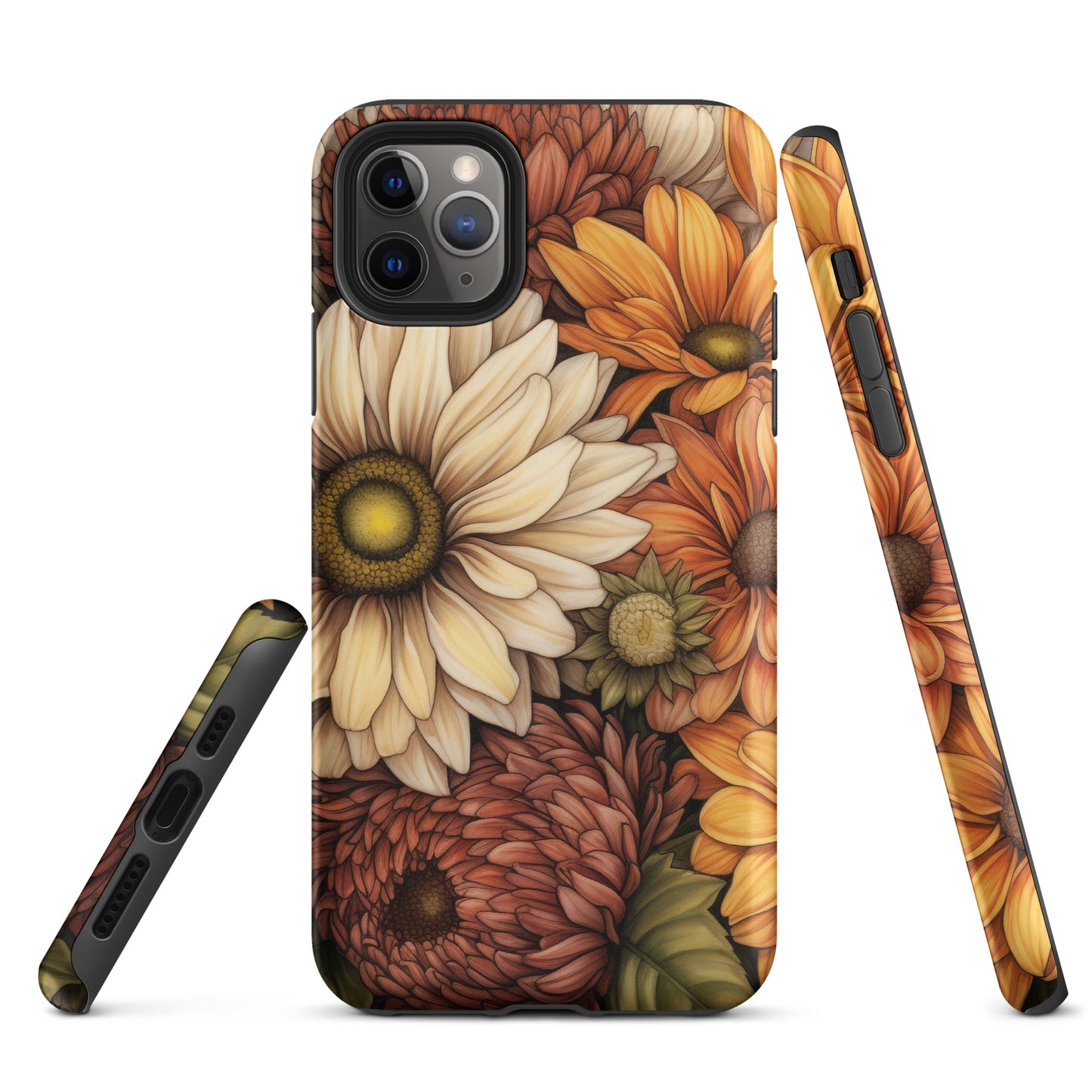 Falling Mums Tough Case for iPhone® CedarHill Country Market