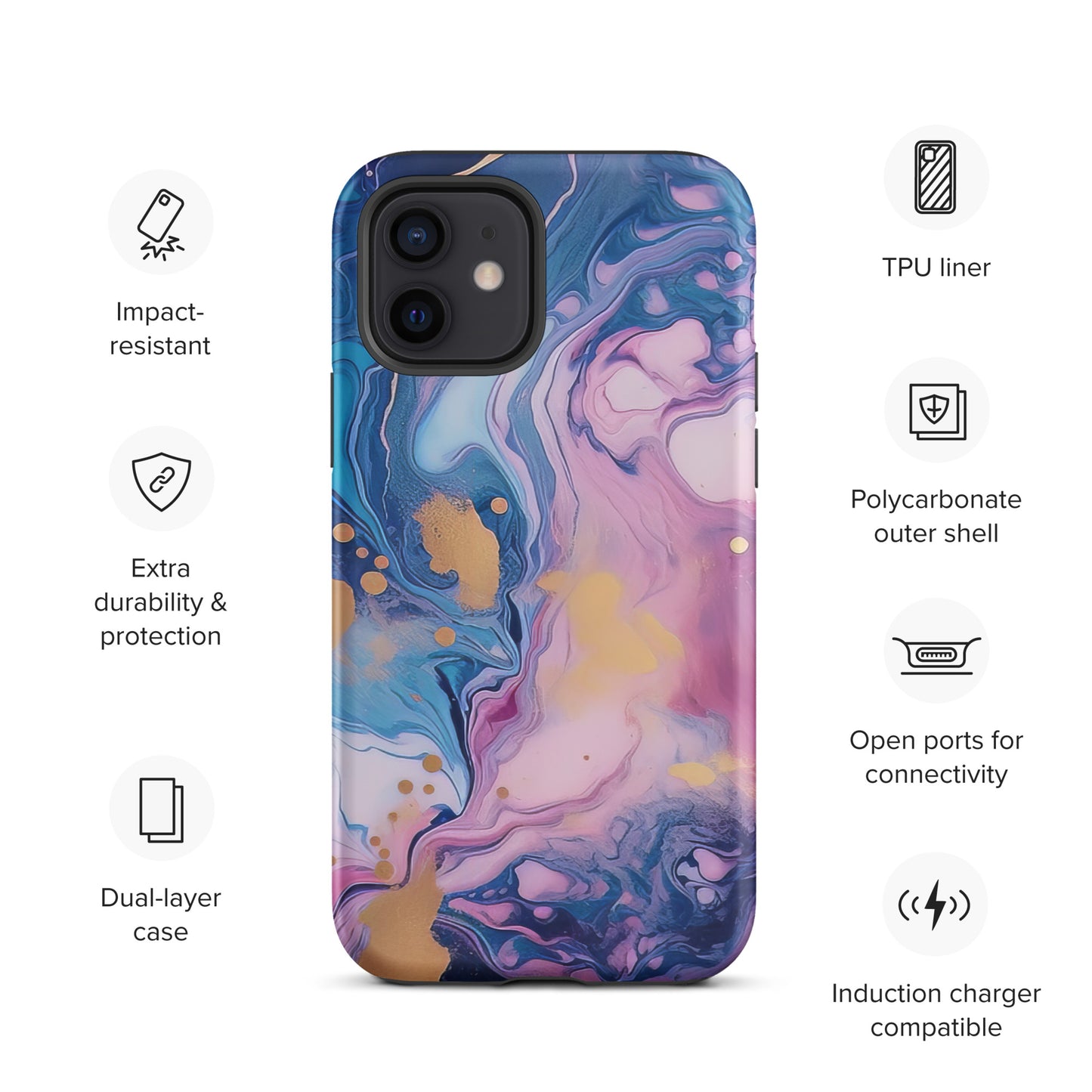 Inky Purple Tough Case for iPhone® CedarHill Country Market