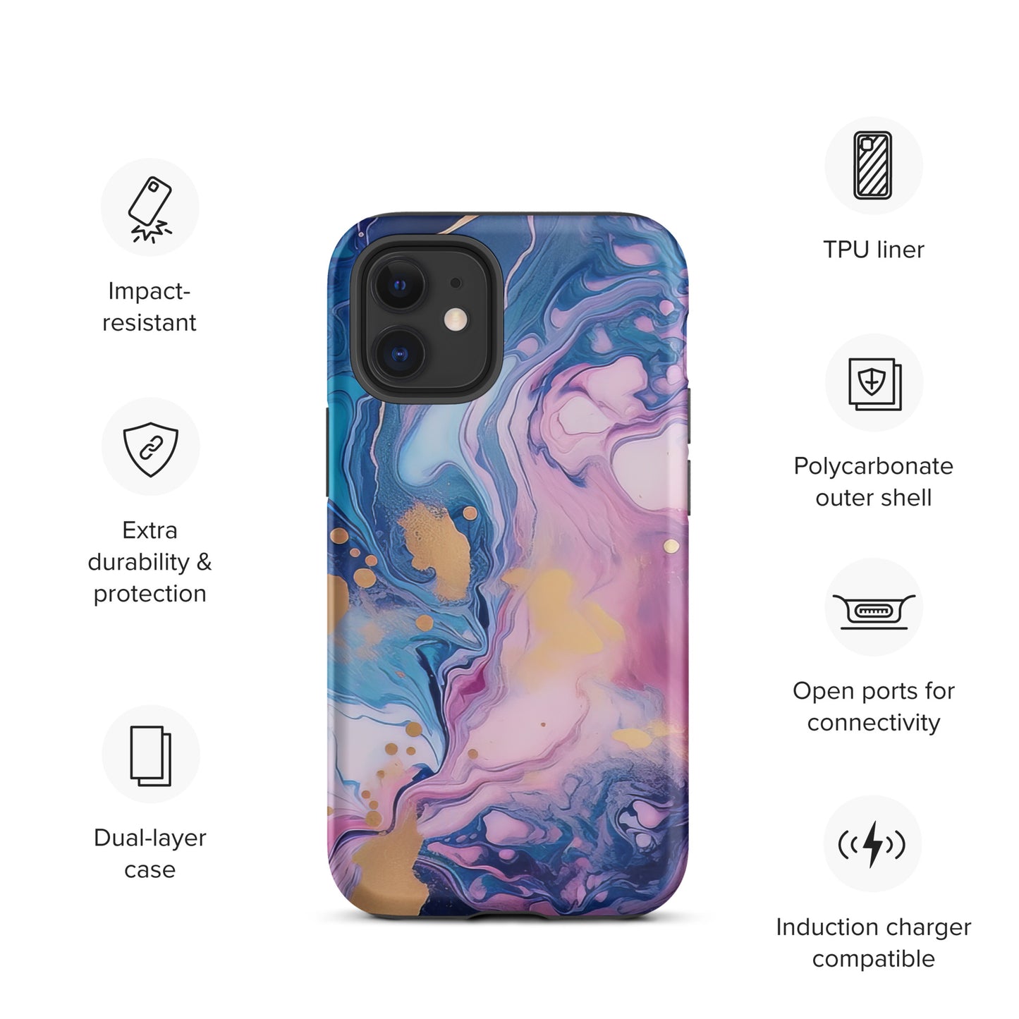 Inky Purple Tough Case for iPhone® CedarHill Country Market