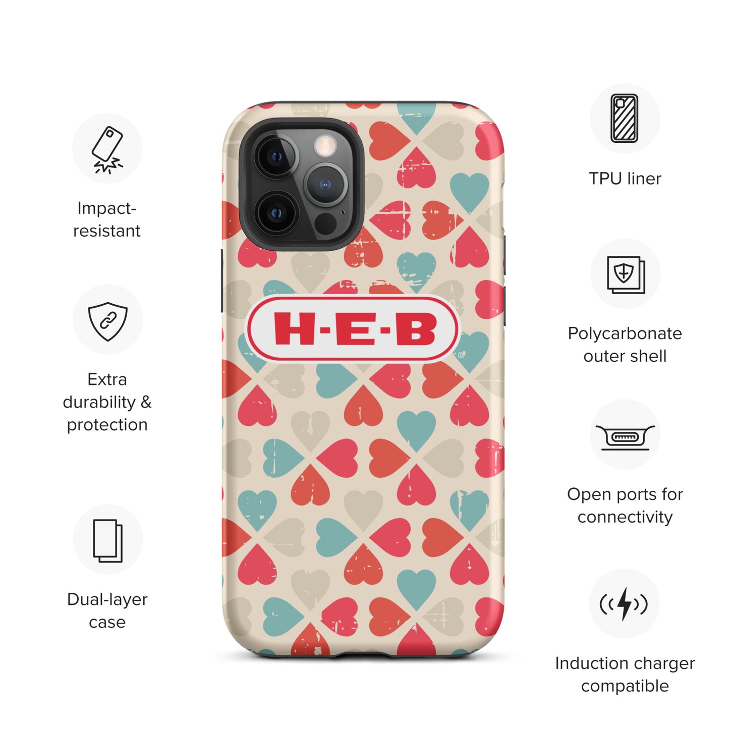 HEB Themed Tough Case for iPhone® CedarHill Country Market