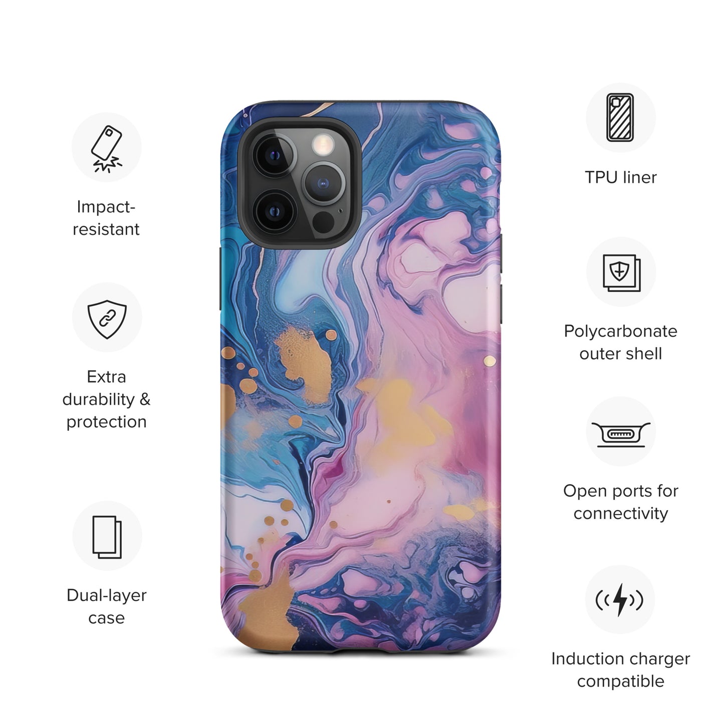 Inky Purple Tough Case for iPhone® CedarHill Country Market