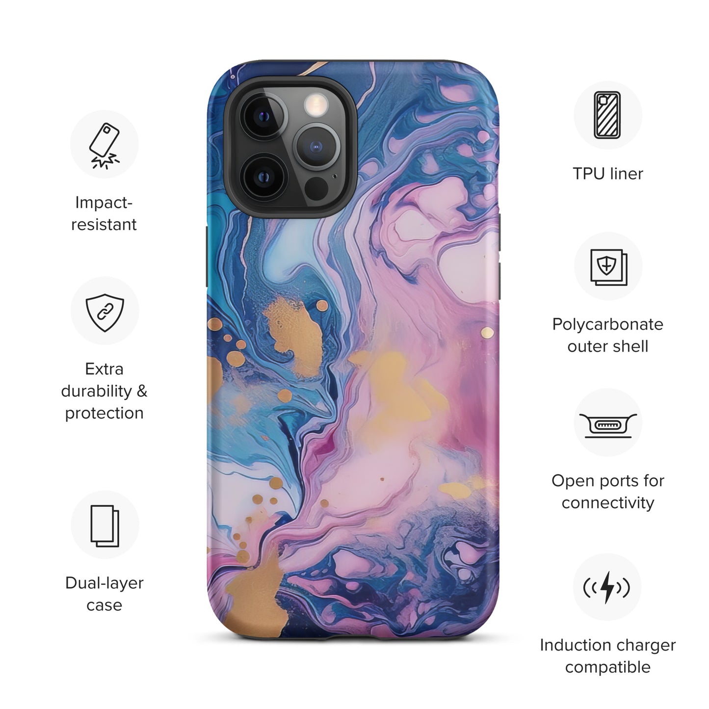 Inky Purple Tough Case for iPhone® CedarHill Country Market