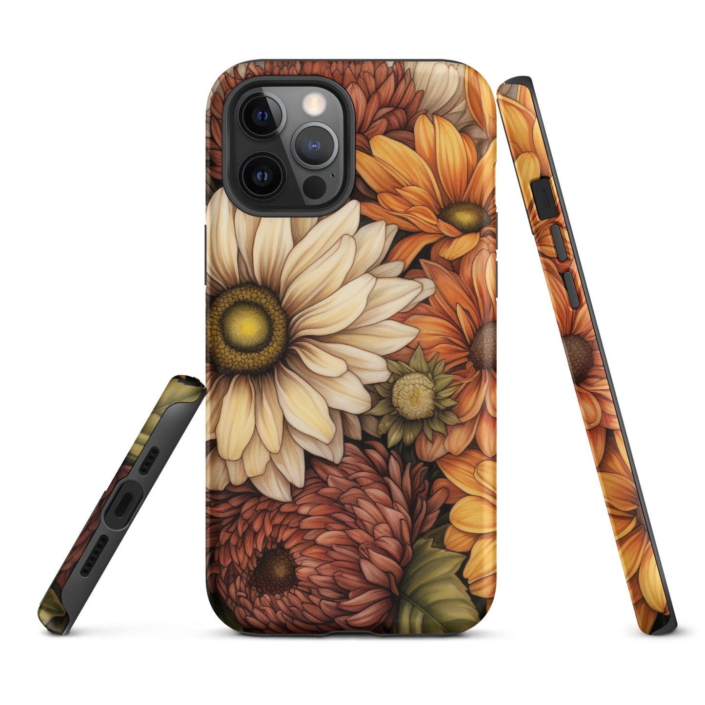 Falling Mums Tough Case for iPhone® CedarHill Country Market
