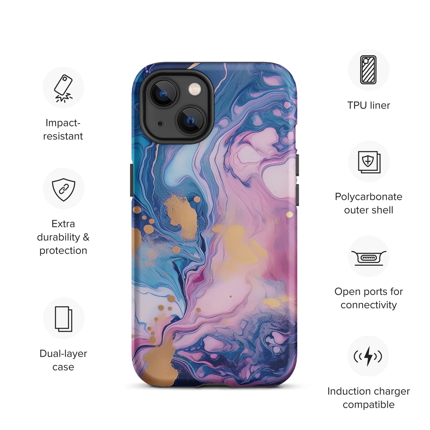 Inky Purple Tough Case for iPhone® CedarHill Country Market
