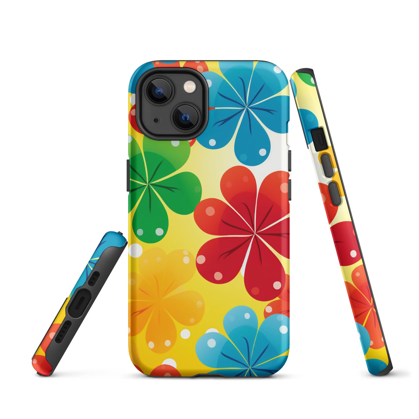 Primary Posey Floral Retro Tough Case for iPhone® CedarHill Country Market