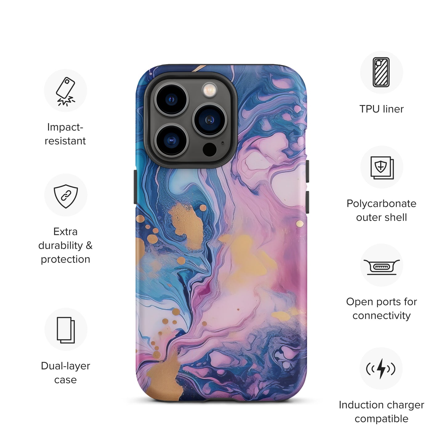 Inky Purple Tough Case for iPhone® CedarHill Country Market