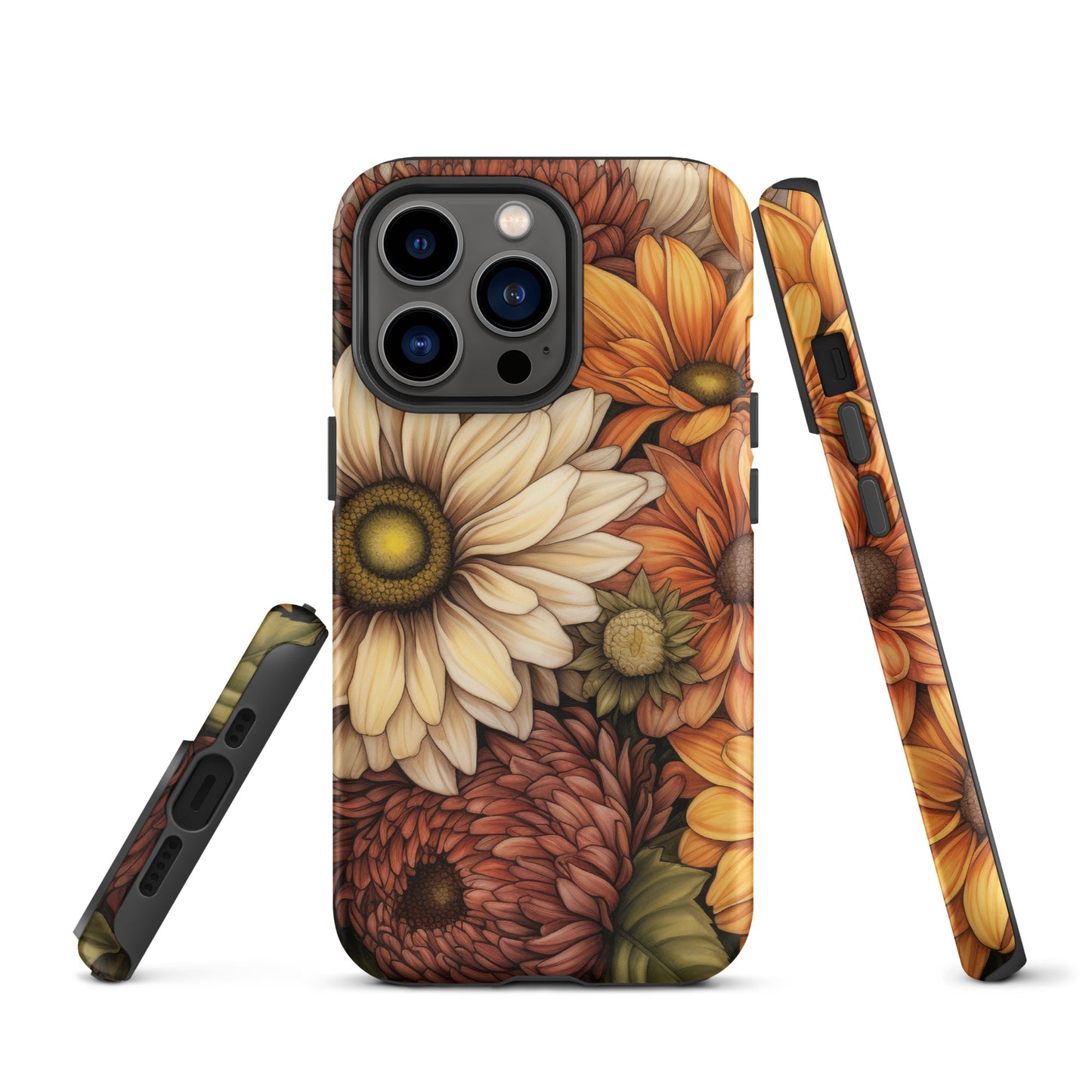 Falling Mums Tough Case for iPhone® CedarHill Country Market