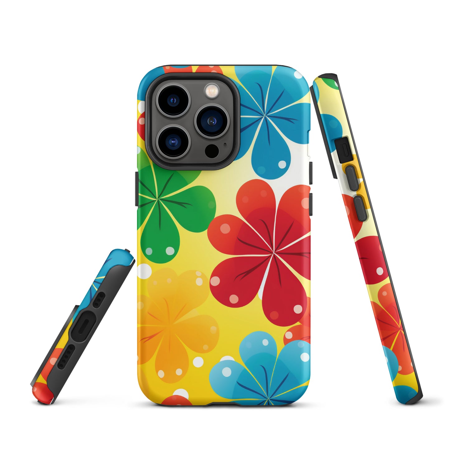 Primary Posey Floral Retro Tough Case for iPhone® CedarHill Country Market