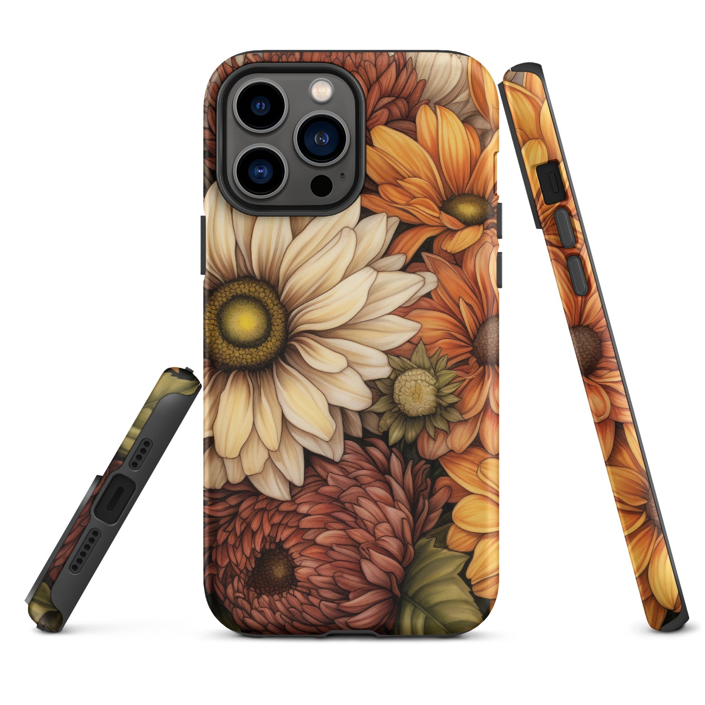 Falling Mums Tough Case for iPhone® CedarHill Country Market