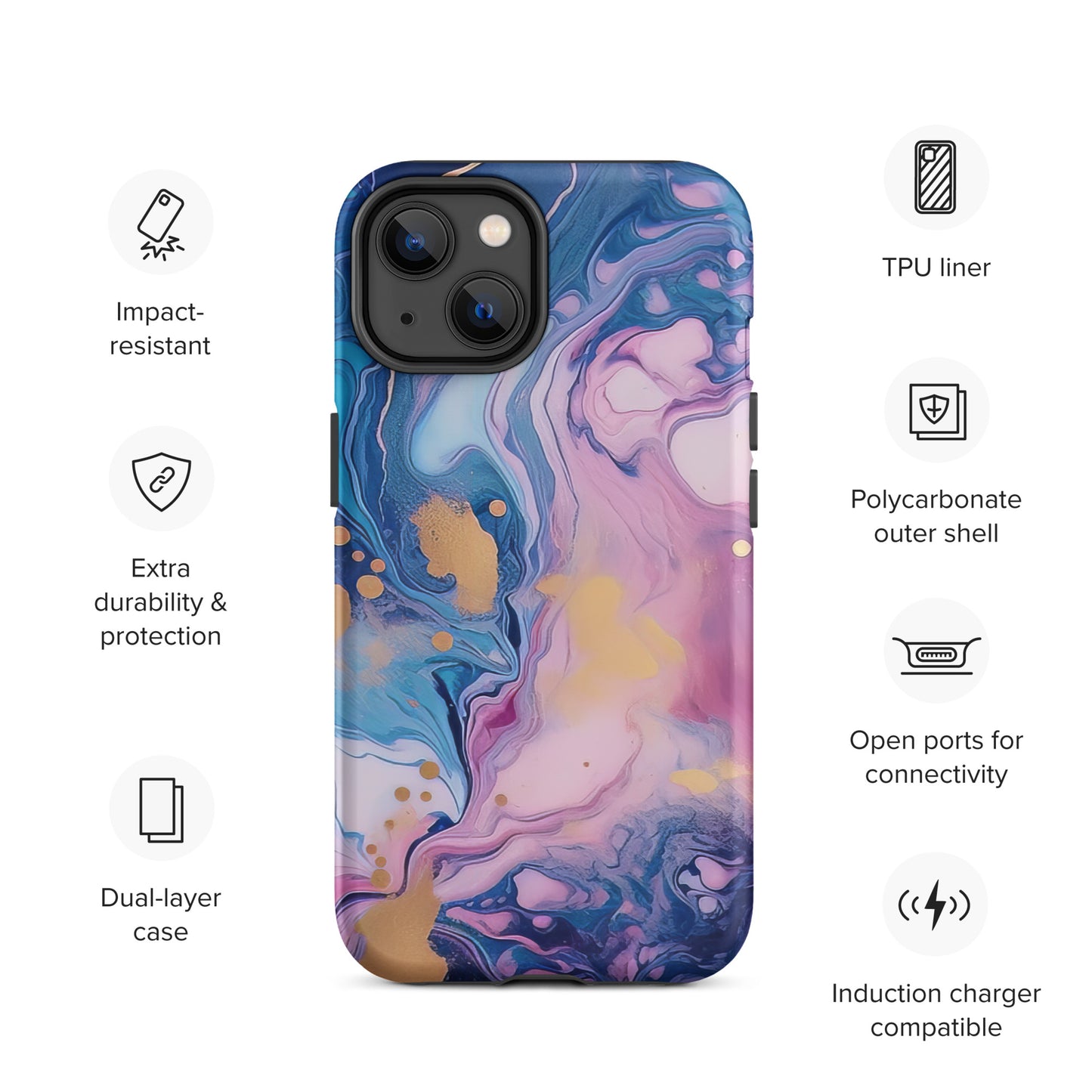 Inky Purple Tough Case for iPhone® CedarHill Country Market