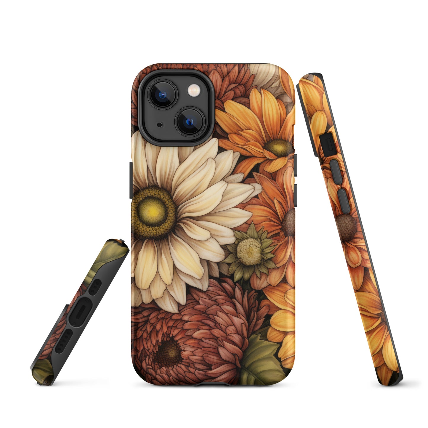Falling Mums Tough Case for iPhone® CedarHill Country Market