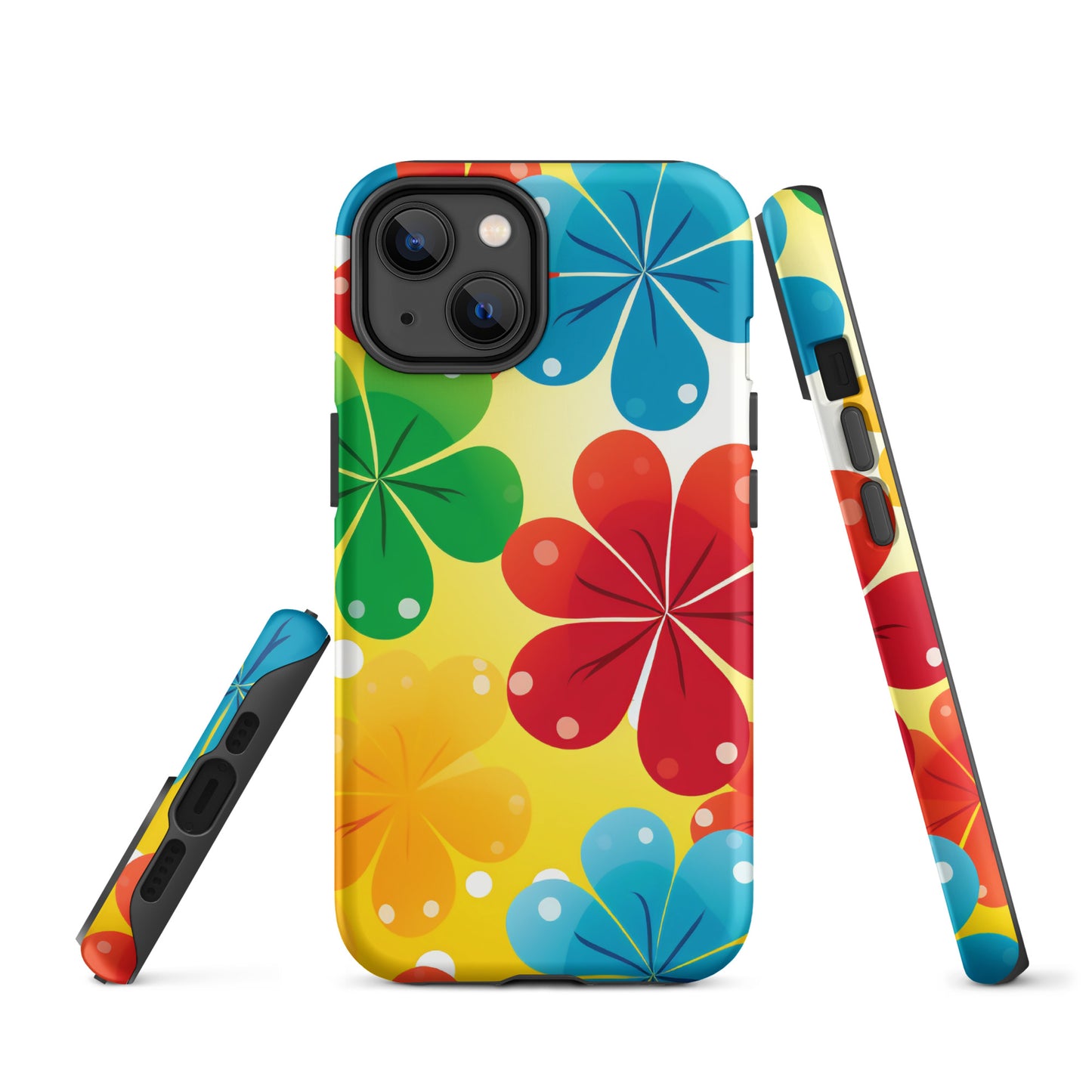 Primary Posey Floral Retro Tough Case for iPhone® CedarHill Country Market