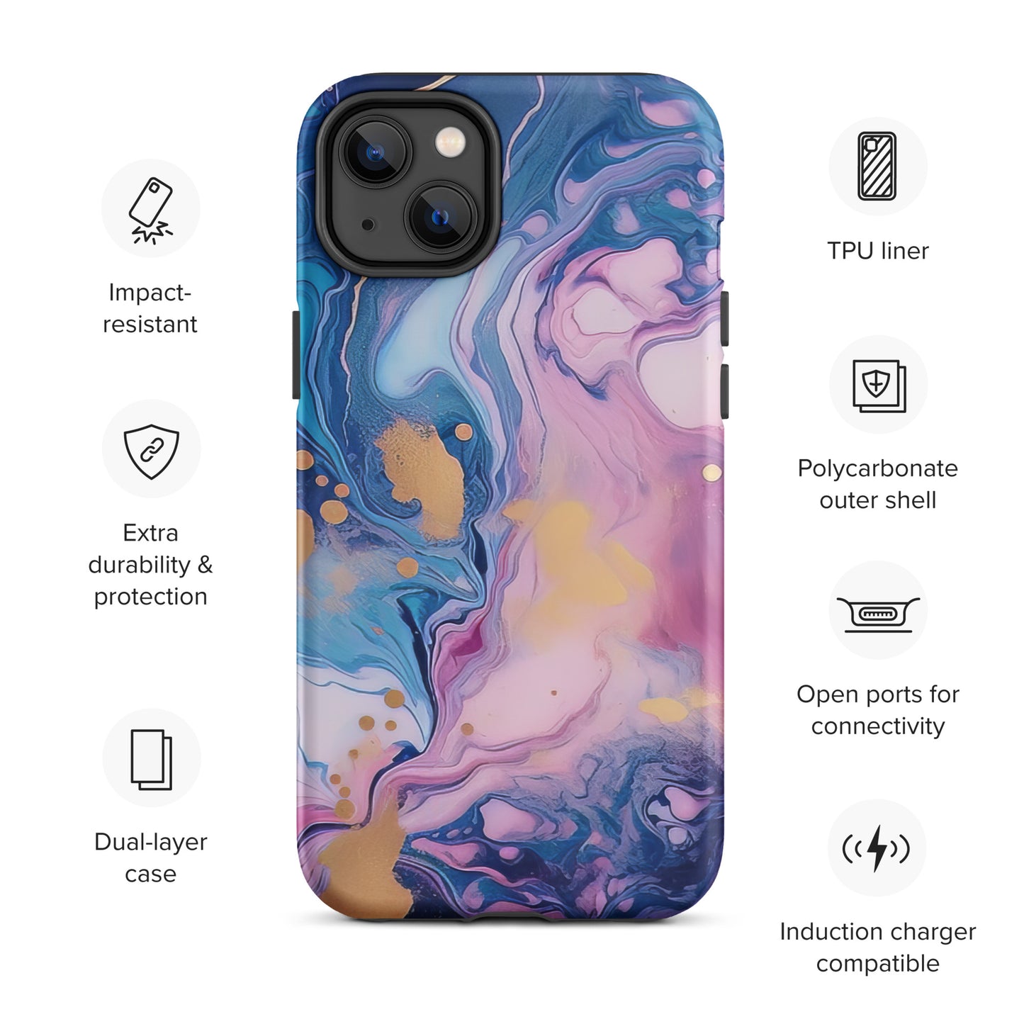 Inky Purple Tough Case for iPhone® CedarHill Country Market