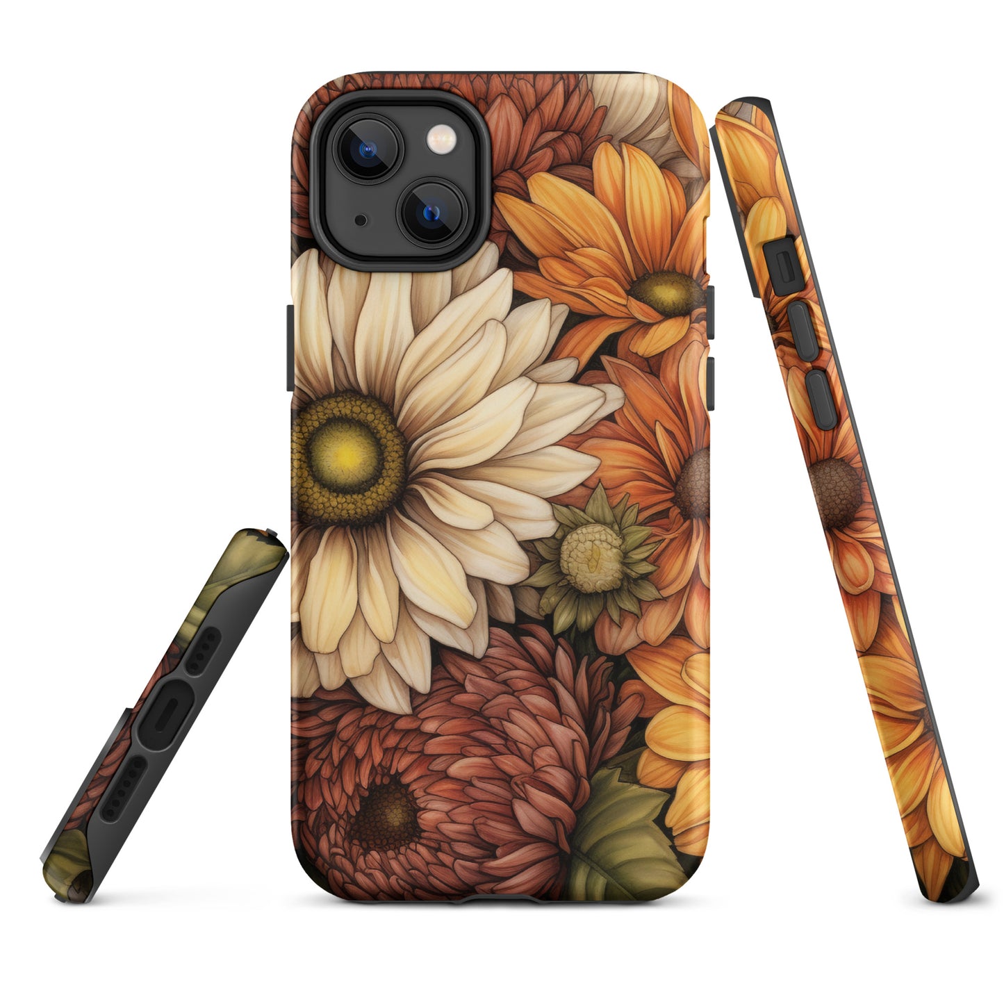 Falling Mums Tough Case for iPhone® CedarHill Country Market