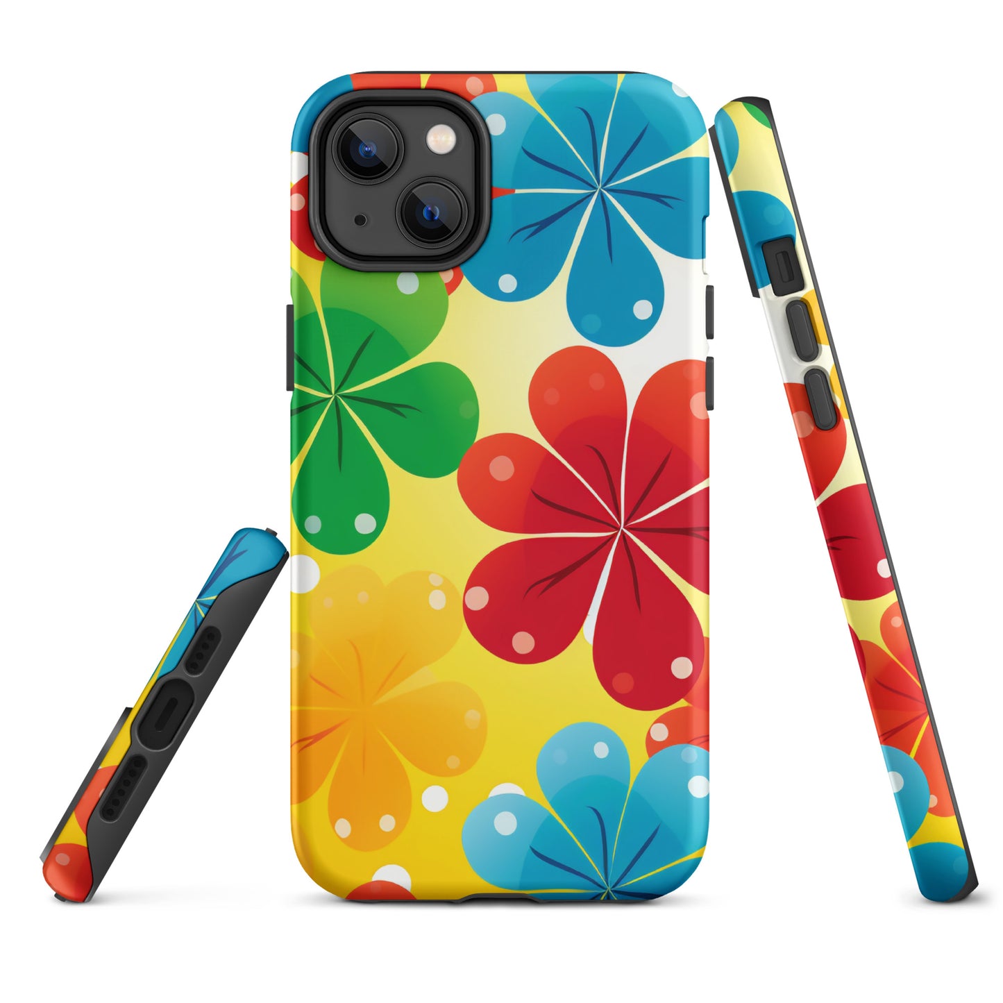 Primary Posey Floral Retro Tough Case for iPhone® CedarHill Country Market
