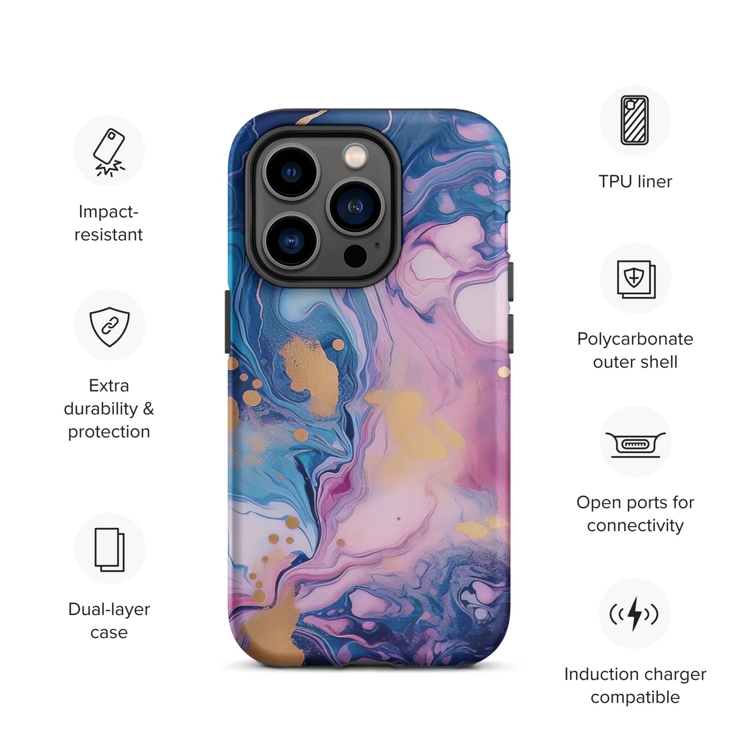 Inky Purple Tough Case for iPhone® CedarHill Country Market