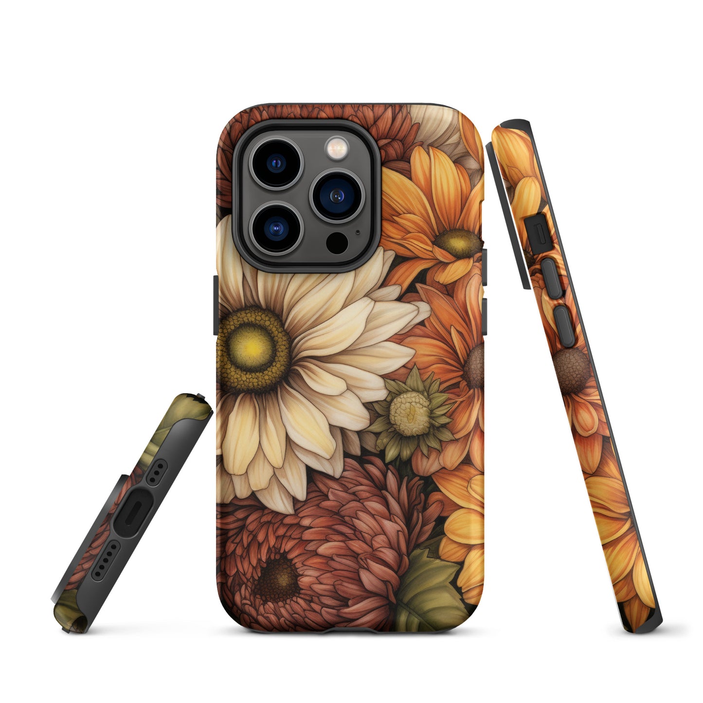 Falling Mums Tough Case for iPhone® CedarHill Country Market