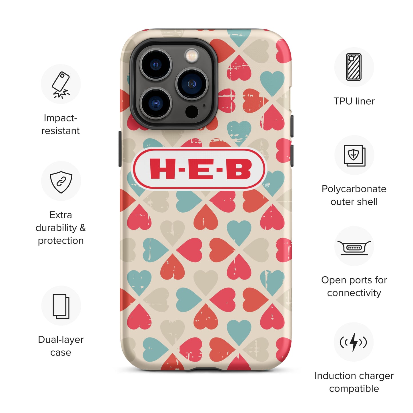HEB Themed Tough Case for iPhone® CedarHill Country Market