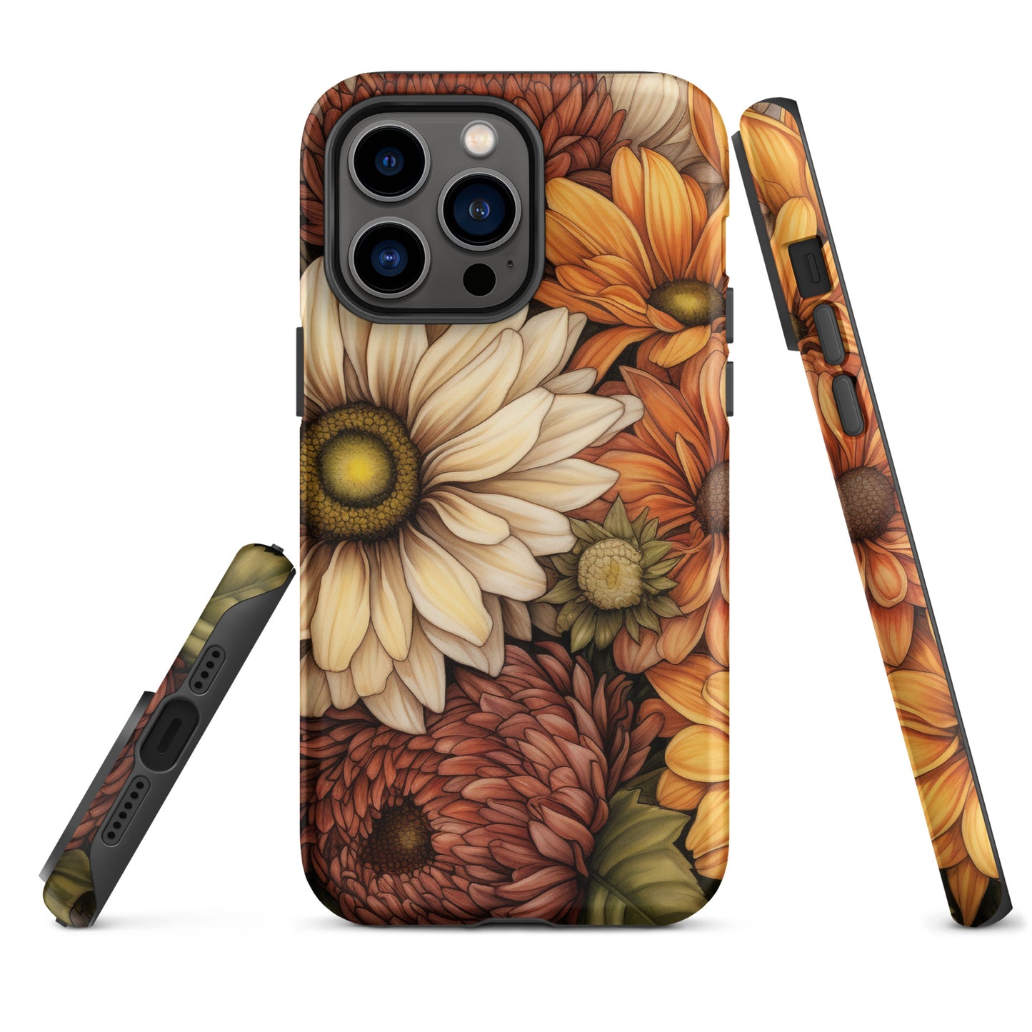 Falling Mums Tough Case for iPhone® CedarHill Country Market
