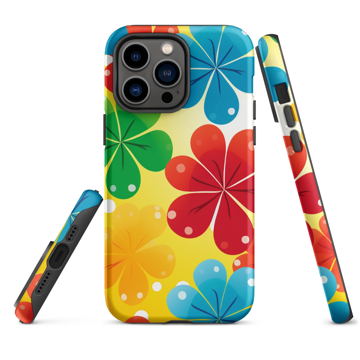 Primary Posey Floral Retro Tough Case for iPhone® CedarHill Country Market