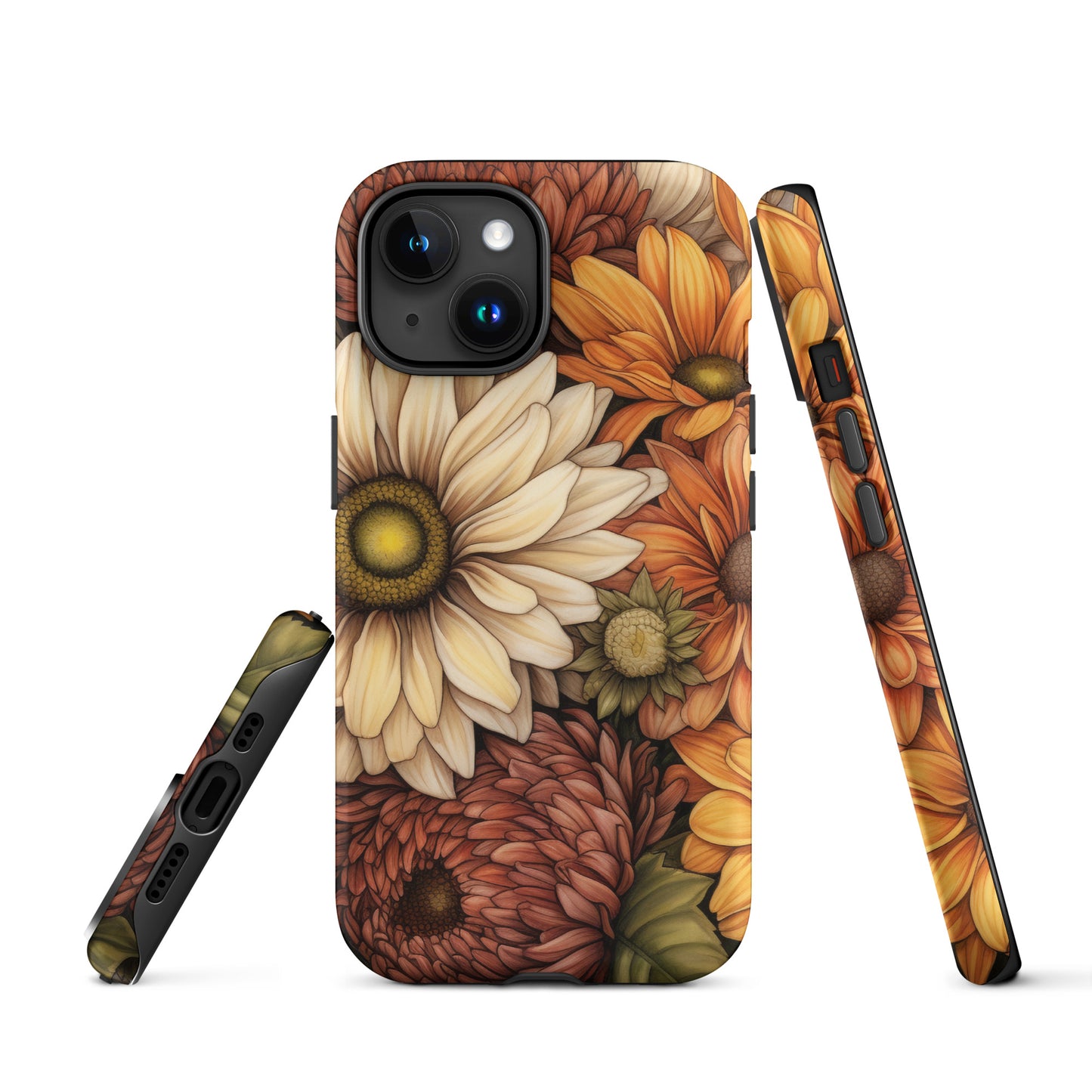 Falling Mums Tough Case for iPhone® CedarHill Country Market