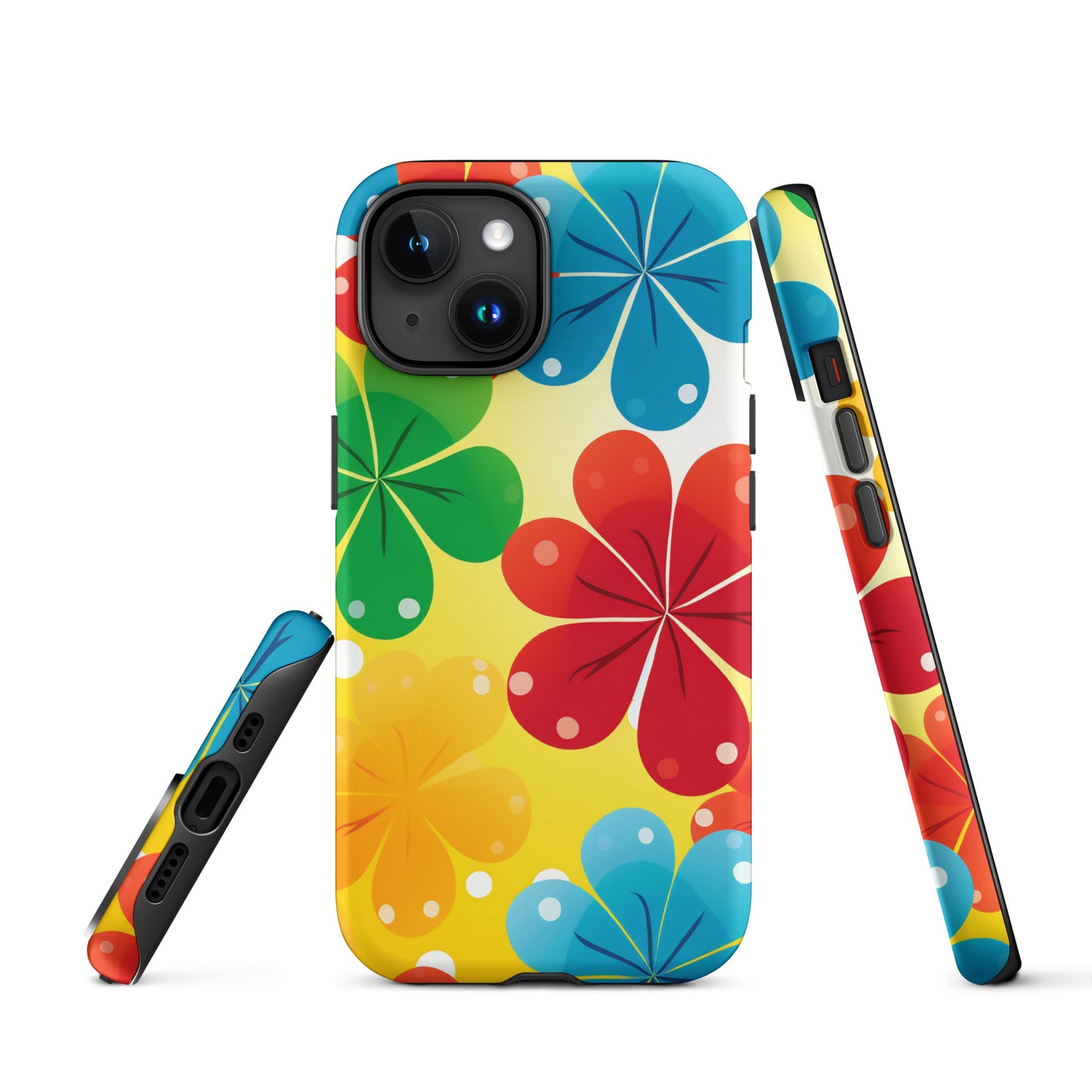 Primary Posey Floral Retro Tough Case for iPhone® CedarHill Country Market