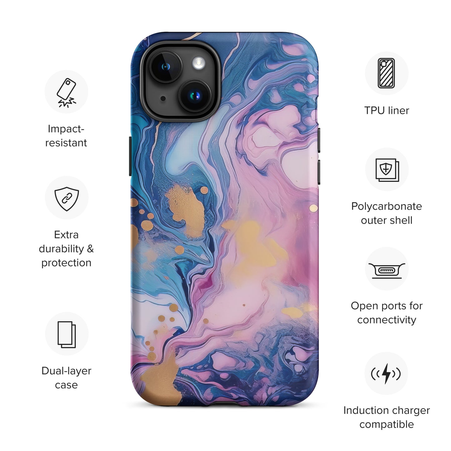 Inky Purple Tough Case for iPhone® CedarHill Country Market