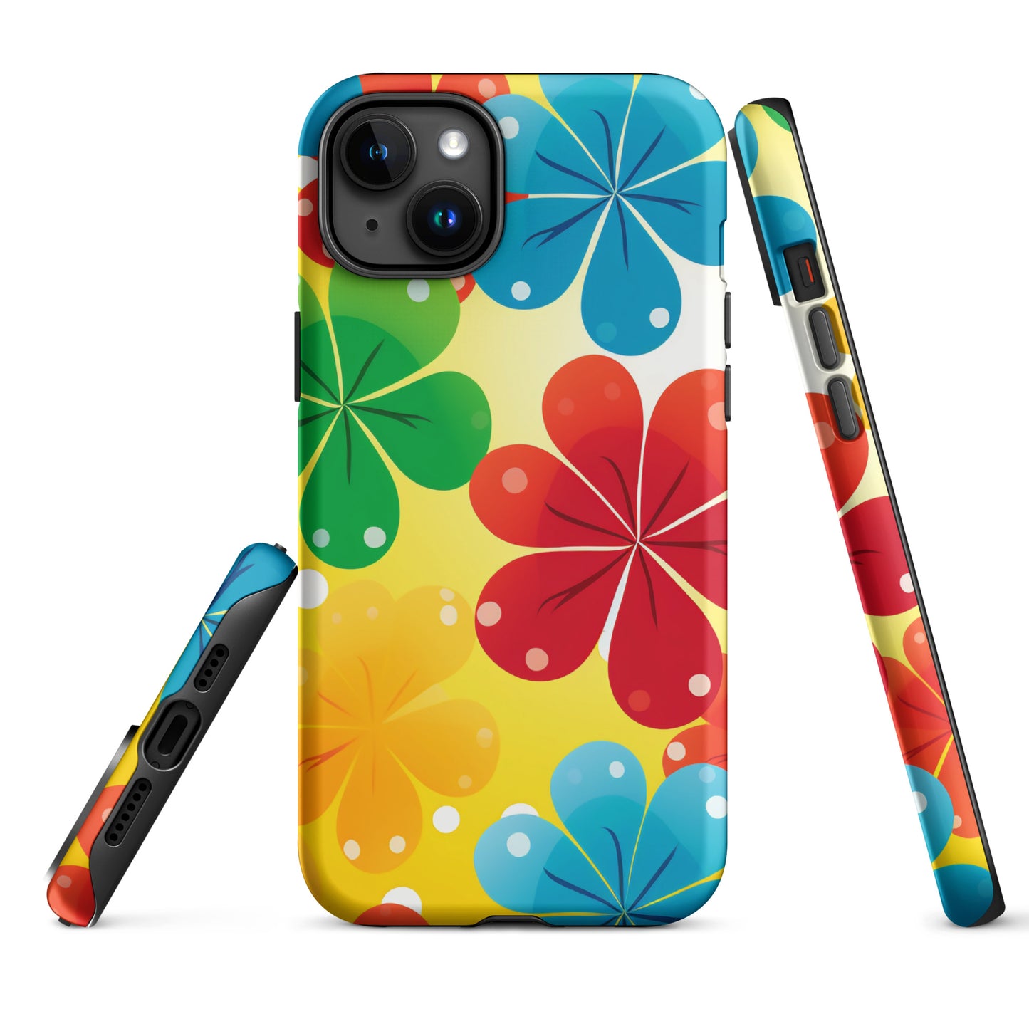Primary Posey Floral Retro Tough Case for iPhone® CedarHill Country Market