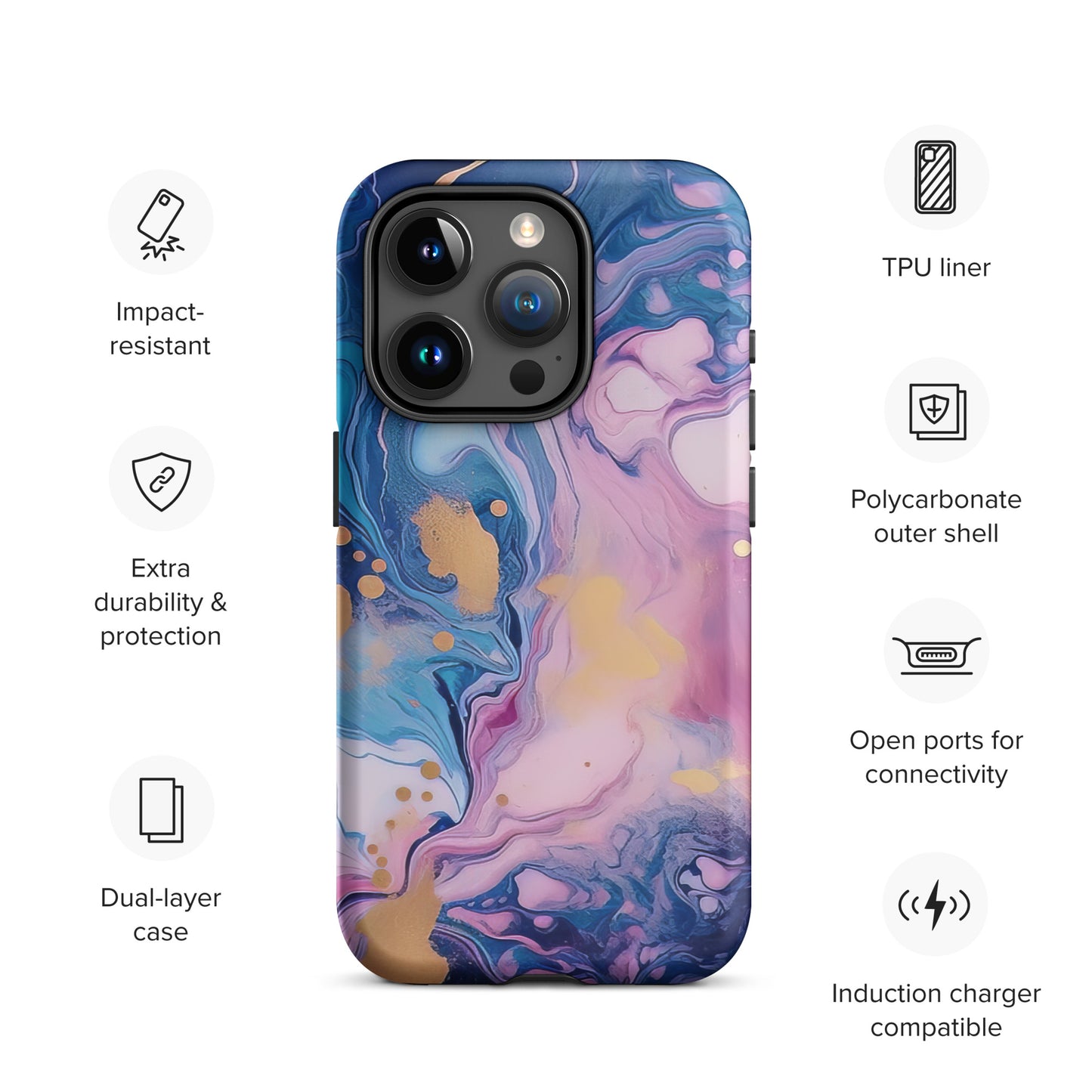 Inky Purple Tough Case for iPhone® CedarHill Country Market