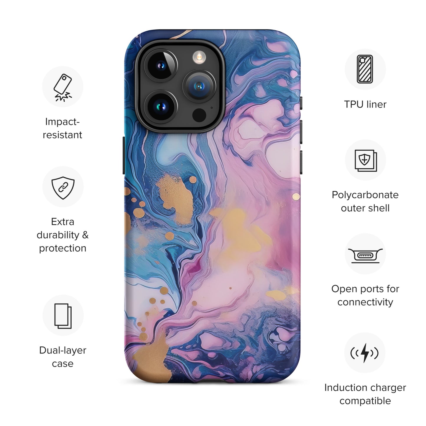 Inky Purple Tough Case for iPhone® CedarHill Country Market