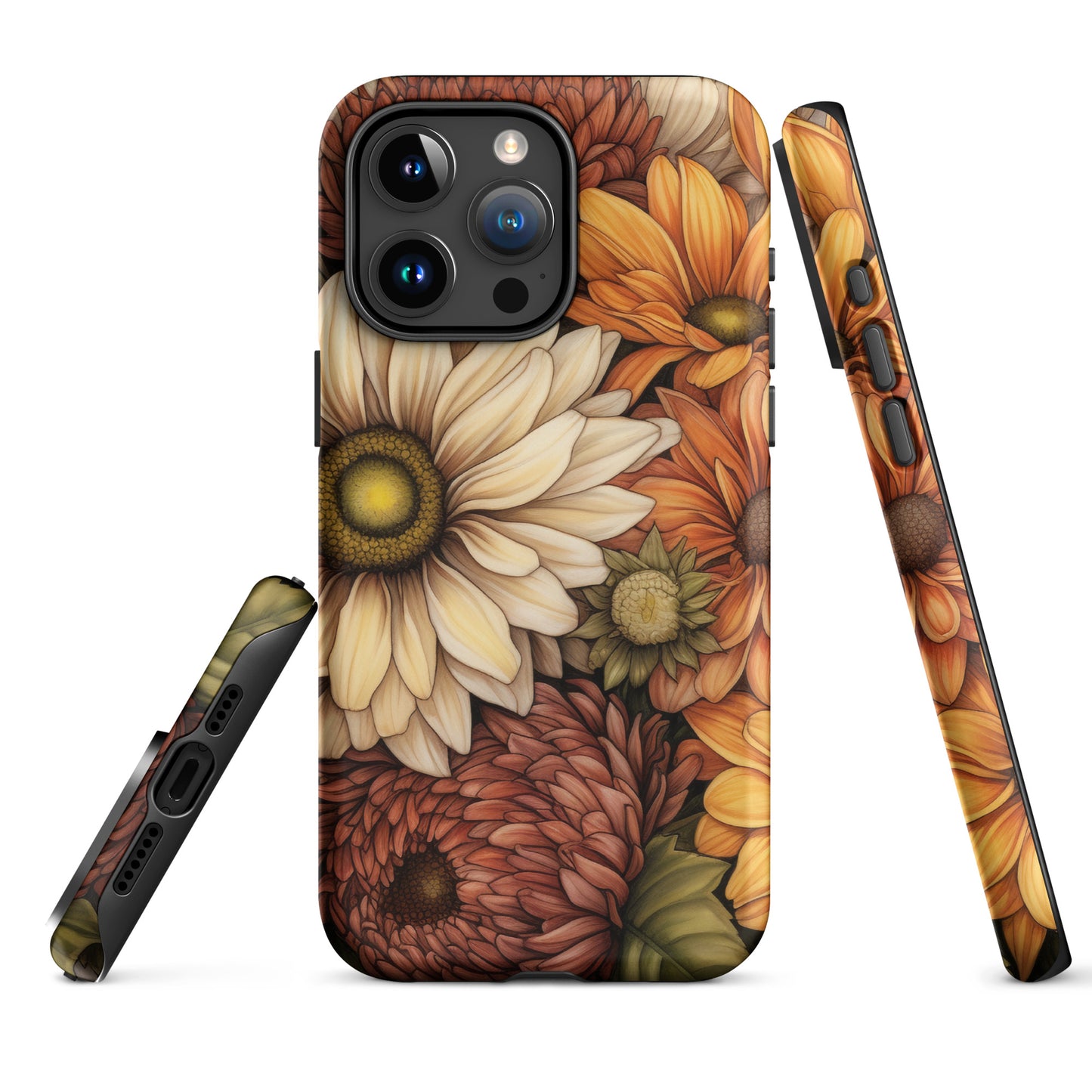 Falling Mums Tough Case for iPhone® CedarHill Country Market