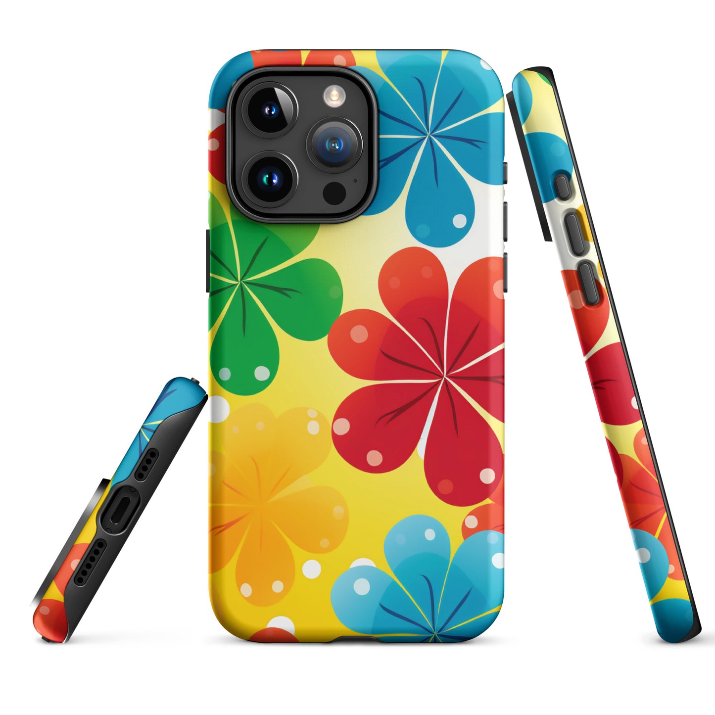 Primary Posey Floral Retro Tough Case for iPhone® CedarHill Country Market