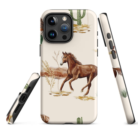 Run Wild Horse Western Themed Tough Case for iPhone® CedarHill Country Market