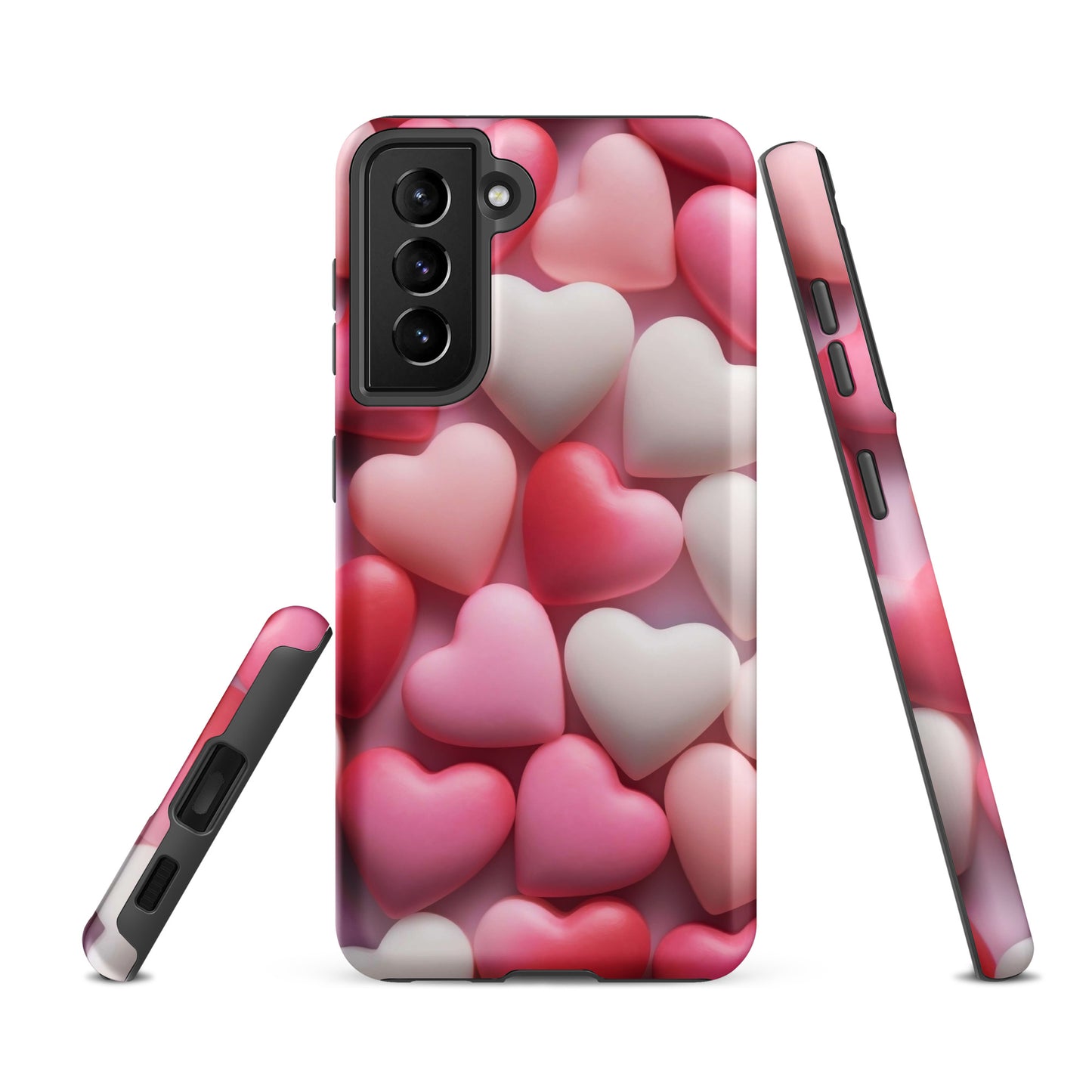 Pink Candy Hearts Themed Tough case for Samsung® CedarHill Country Market