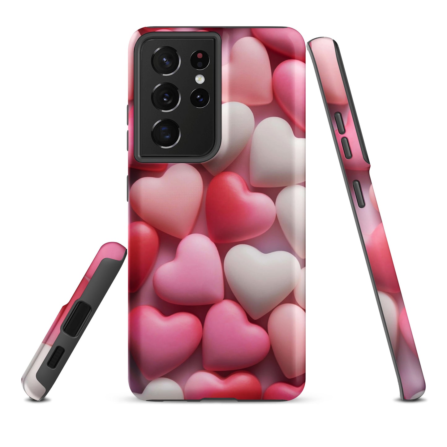 Pink Candy Hearts Themed Tough case for Samsung® CedarHill Country Market