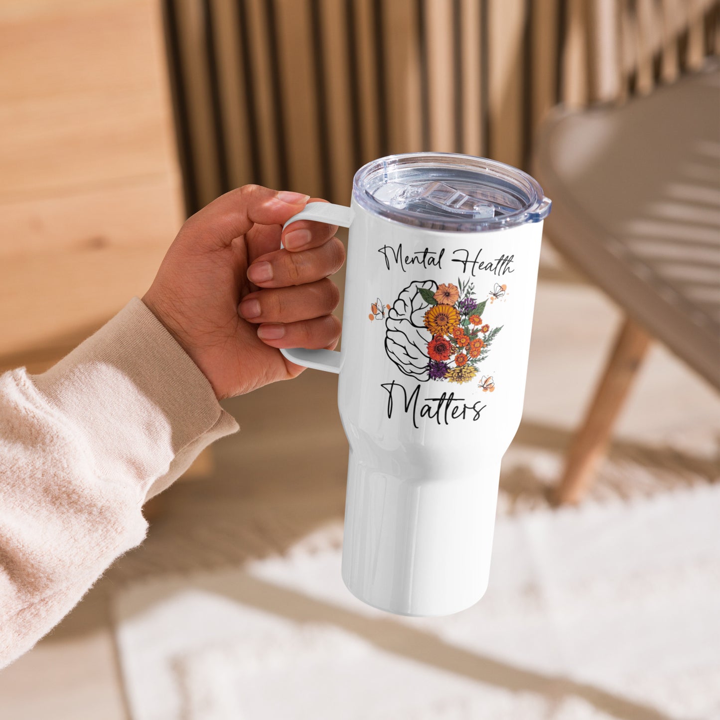 Travel mug with a handle CedarHill Country Market