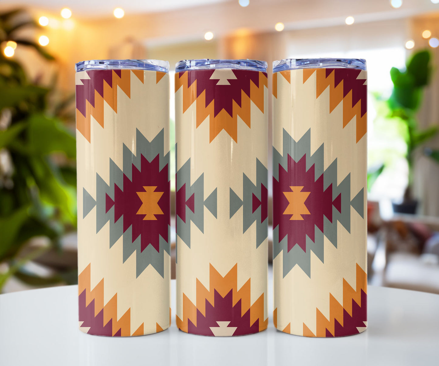Southwest Style Stainless Steel Tumblers 20 oz Cedar Hill Country Market