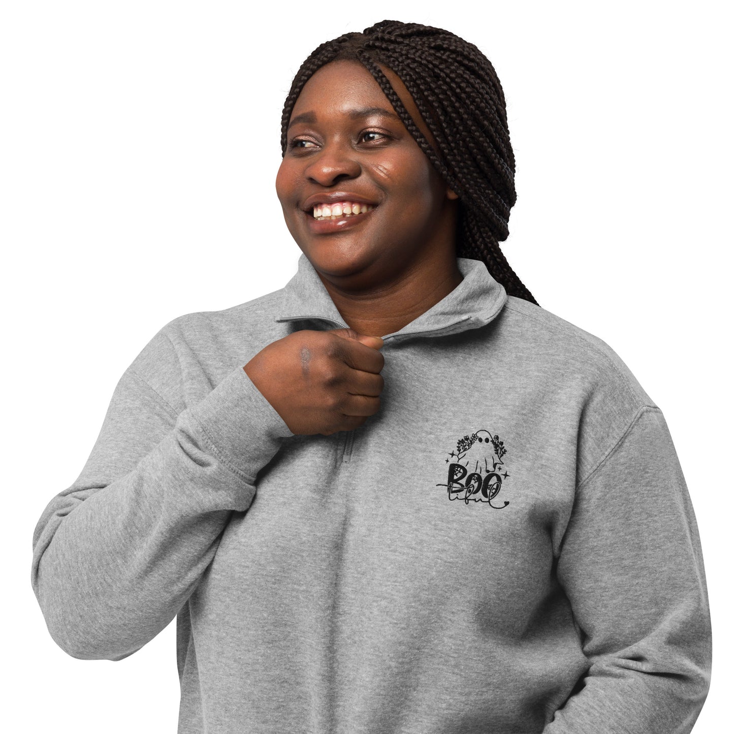 Bootiful Embroidered Unisex fleece pullover CedarHill Country Market