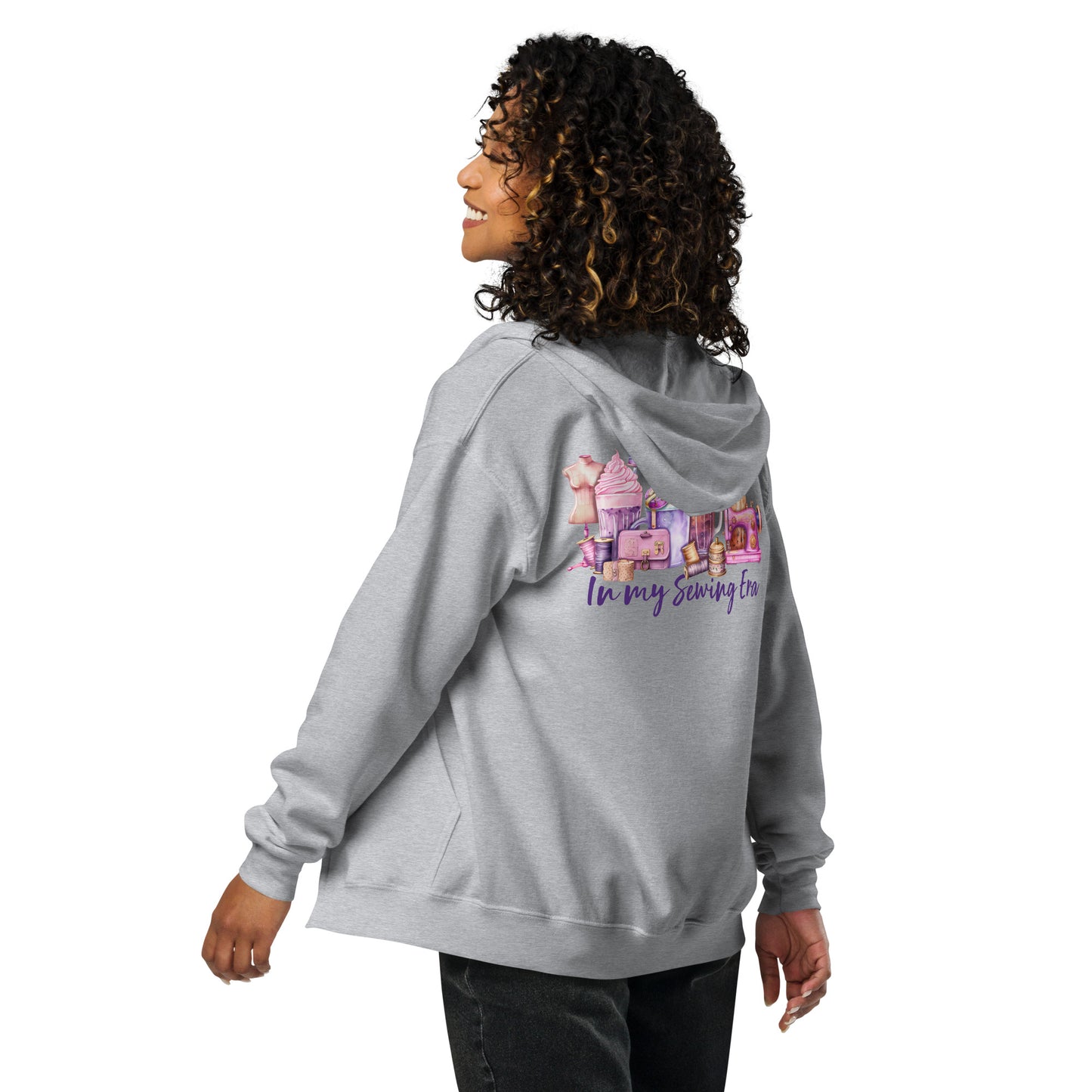 I'm in my Sewing Era Unisex heavy blend zip hoodie CedarHill Country Market